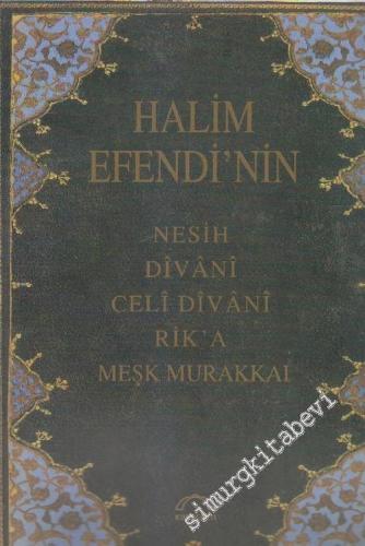 Halim Efendi'nin Nesih Divanı Celi Divanı Rik'a Meşk Murakkaı -        2011