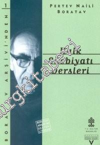 Halk Edebiyatı Dersleri -