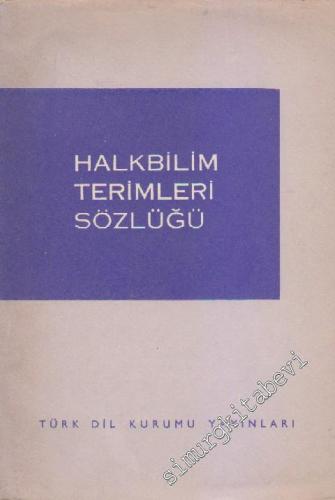 Halkbilim Terimleri Sözlüğü -