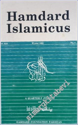 Hamdard Islamicus - Sayı: 4 Vol: 19 Winter