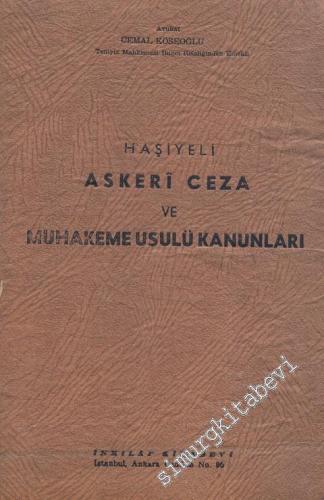 Haşiyeli Askeri Ceza ve Muhakeme Usulü Kanunları -