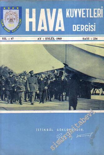 Hava Kuvvetleri Dergisi  - Saya: 234, Yıl: 47, Eylül - 1969