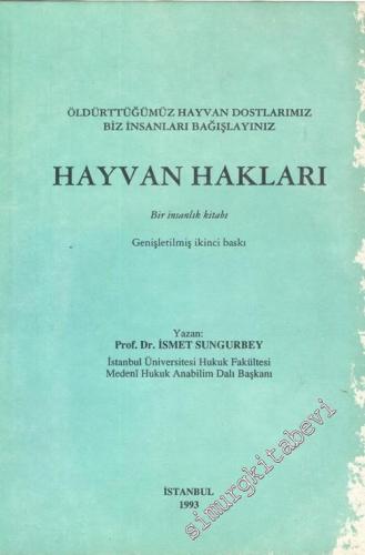 Hayvan Hakları: Bir İnsanlık Kitabı -        1993
