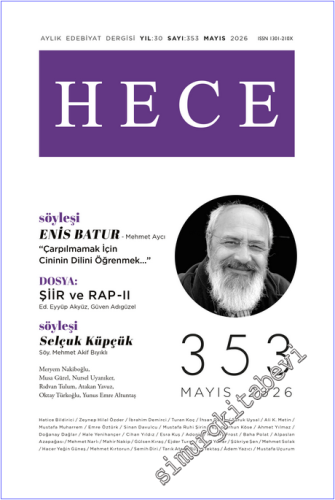 Hece Aylık Edebiyat Dergisi - Şiir ve Rap II - Sayı: 353 Mayıs 2026