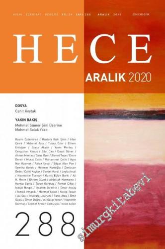 Hece Dergisi - Cahit Koytak - Sayı: 288      Aralık
