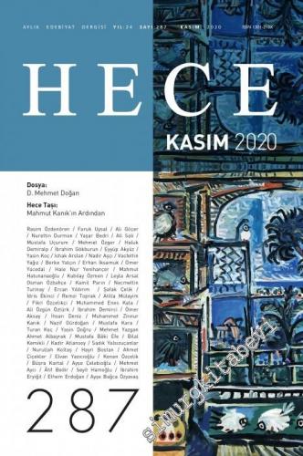 Hece Dergisi - D. Mehmet Doğan - Sayı: 287      Kasım