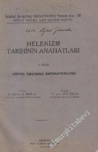 Helenizm Tarihinin Ana Hatları 2 Cilt TAKIM -