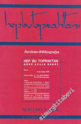 Hep Bu Topraklar İnceleme - Bibliyografya