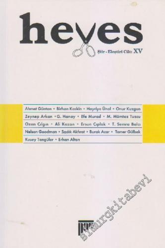 Heves Şiir Eleştiri Dergisi XV - 15  15    Temmuz