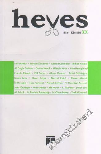 Heves Şiir Eleştiri Dergisi XX - 20      Ocak