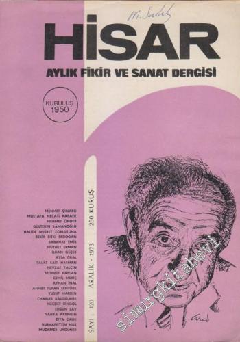 Hisar: Aylık Fikir ve Sanat Dergisi - Sayı: 120  14    Aralık