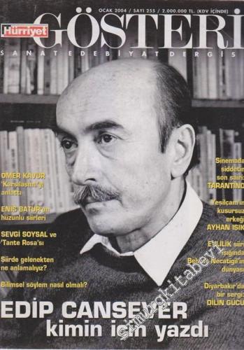 Hürriyet Gösteri Sanat Edebiyat Dergisi - Dosya: Edip Cansever Kimin İ