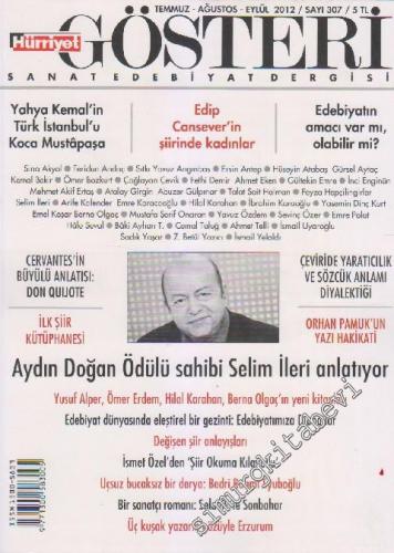 Hürriyet Gösteri Sanat Edebiyat Dergisi - Sayı: 307    1  Temmuz - Ağustos - Eylül