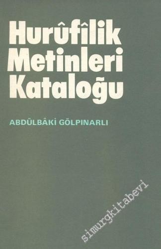 Hurufilik Metinleri Kataloğu -        1973