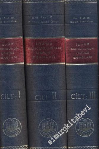 İdare Hukukunun Umumi Esasları 3 Cilt TAKIM -