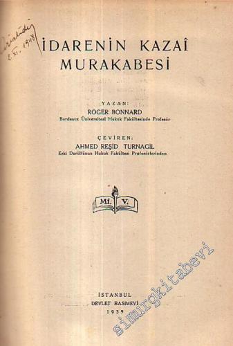 İdarenin Kazai Murakabesi -