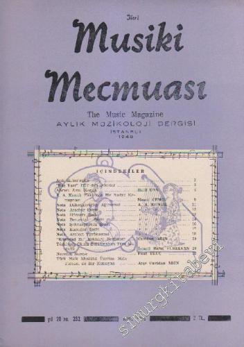 İleri Musiki Mecmuası Aylık Müzikoloji Dergisi  - Sayı: 232    20  Mart