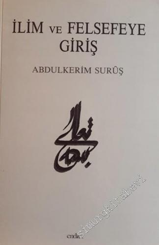 İlim ve Felsefeye Giriş -