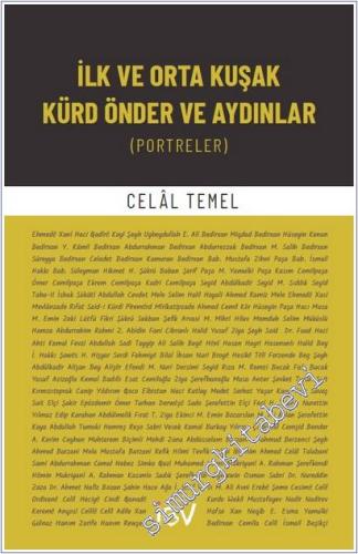 İlk ve Orta Kuşak Kürd Önder ve Aydınlar -        2023