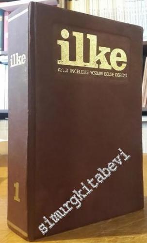 İlke Aylık İnceleme Yorum Belge Dergisi Sayı 1-6 (Ocak 1974-Haziran 1974) -