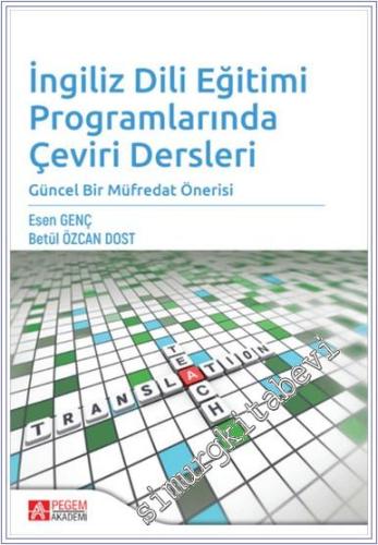 İngilizce Dili Eğitimi Programlarında Çeviri Dersleri -        2023