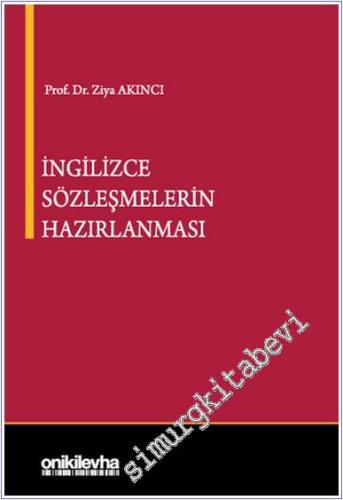 İngilizce Sözleşmelerin Hazırlanması -        2024