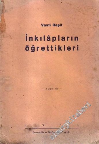 İnkılapların Öğrettikleri -        1934