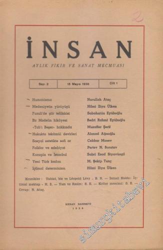 İnsan Aylık Fikir ve Sanat Mecmuası - Sayı: 2 Cilt: 1 Yıl: 1 Mayıs