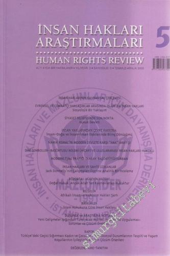 İnsan Hakları Araştırmaları - Human Rights Review - 5 3 Temmuz - Aralı