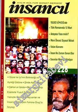 İnsancıl: Aylık Kültür Sanat Dergisi - Sayı: 228    Yıl: 19  Temmuz