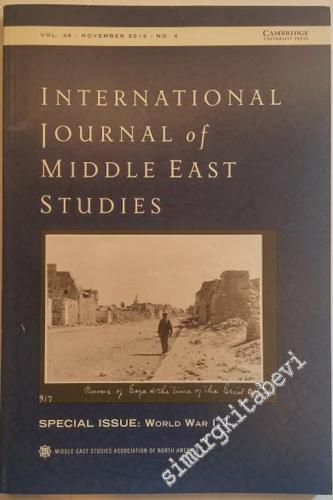 International Journal of Middle East Studies - Special Issue: World War 1 - 4  46    November