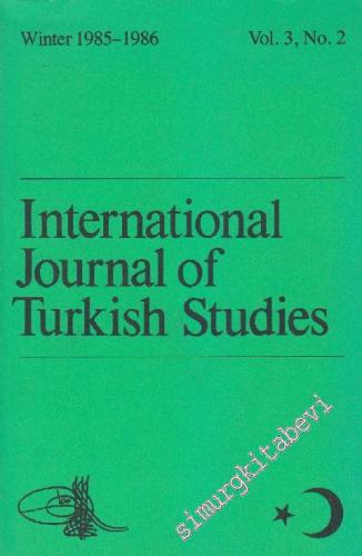 International Journal Of Turkish Studies - Sayı: 3 No: 2 Winter