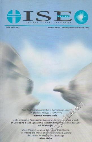 Ise Review - Istanbul Stock Exchange - Sayı: 3 - No: 9     49  January - February - March