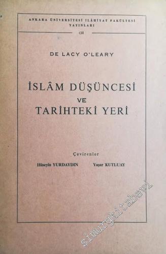 İslâm Düşüncesi ve Tarihteki Yeri -        1959