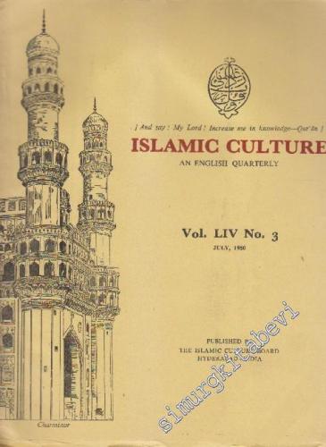 Islamic Culture An English Quarterly - Vol. LIV No: 3 July
