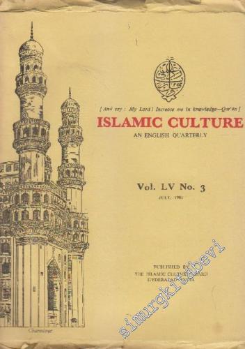 Islamic Culture An English Quarterly - Vol. LV No: 3 July
