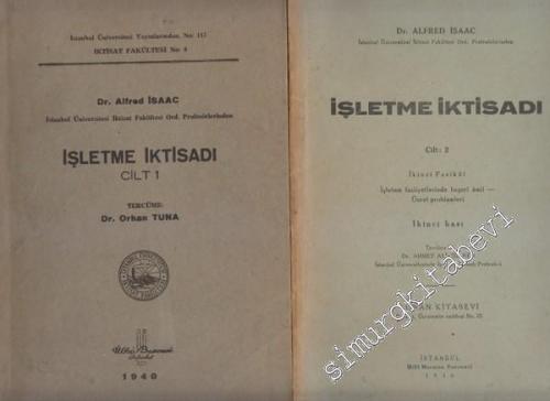 İşletme İktisadı 2 Cilt TAKIM -
