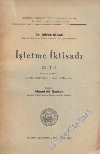 İşletme İktisadı 2 -