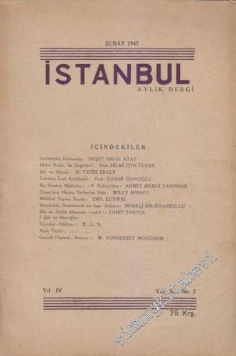 İstanbul Aylık Dergi - Sayı: 2    4  Şubat