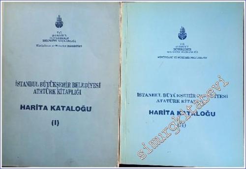 İstanbul Büyükşehir Belediyesi Atatürk Kitaplığı Harita Kataloğu 2 Cilt TAKIM -        1992