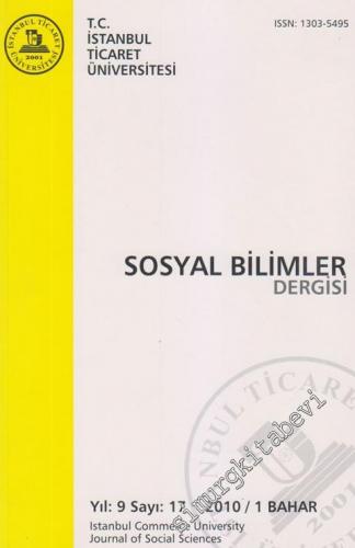İstanbul Ticaret Üniversitesi Sosyal Bilimler Dergisi - 17 Bahar