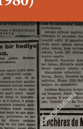 İstanbul'da Antika Müzayedeleri - İlânlar (1921 - 1980) -