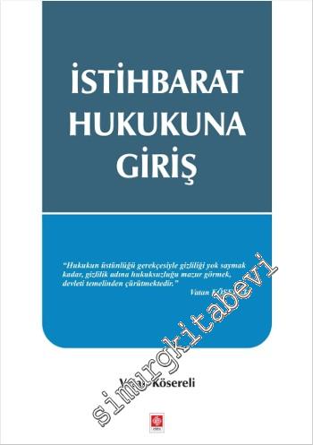 İstihbarat Hukukuna Giriş -