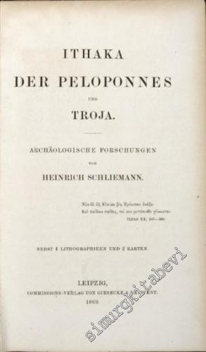 Ithaka, der Peloponnes und Troja: Archäologische Forschungen -        1869