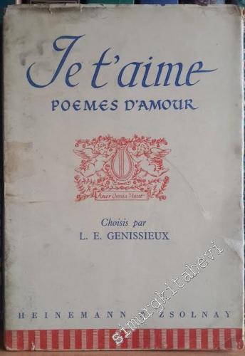 Je t'aime: Poemes d'Amour -