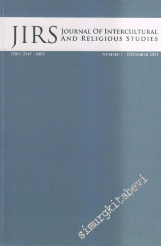 JIRS: Journal Of Intercultural And Religious Studies - Sayı: 1 Decembe