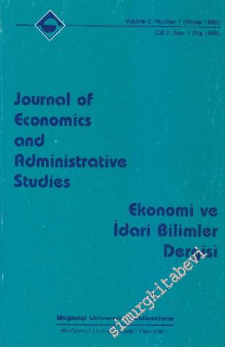 Journal Of Economics And Administrative Studies - Ekonomi ve İdari Bilimler Dergisi - Sayı: 1  Cilt 2    Kış