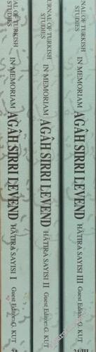 Journal of Turkish Studies = Türklük Bilgisi Araştırmaları - in Memori