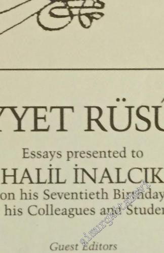 Journal of Turkish Studies = Türklük Bilgisi Araştırmaları - Raiyyet Rüsumu 1 - 2: Essays Presented to Halil İnalcık on his Seventieth Birthday by his Colleagues and Students - Sayı: 10 / 11