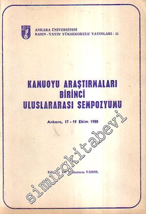 Kamuoyu Araştırmaları Birinci Uluslararası Sempozyumu -